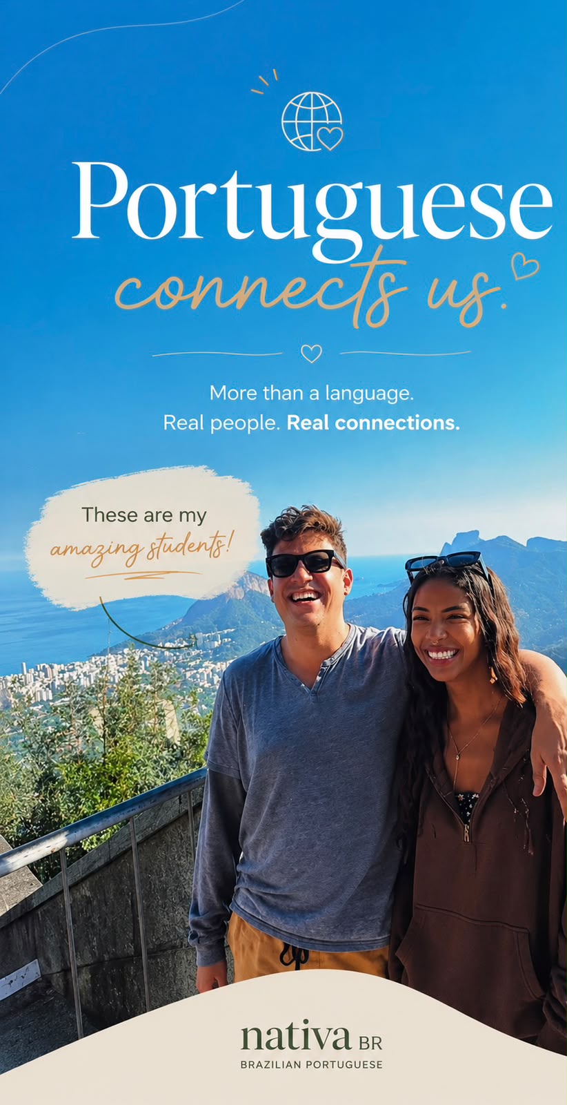 Real people. Real connections. A shared moment in Rio.